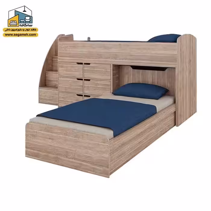 تخت خواب دوطبقه کد BTDP56 - فروشگاه سه گامه