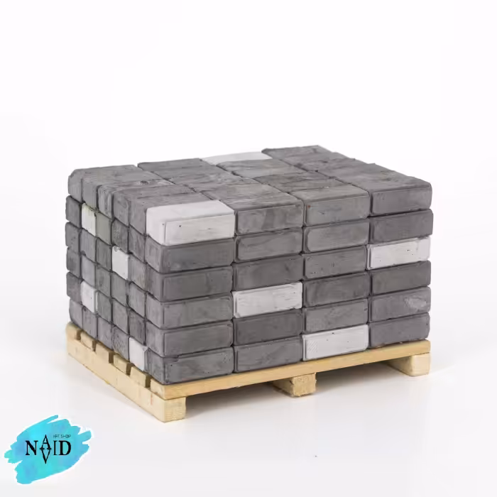 ماکت آجر نمای طوسی اشل 200 عددی