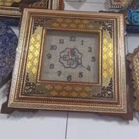 ساعت تمام خاتم کاری اعلا  مربع