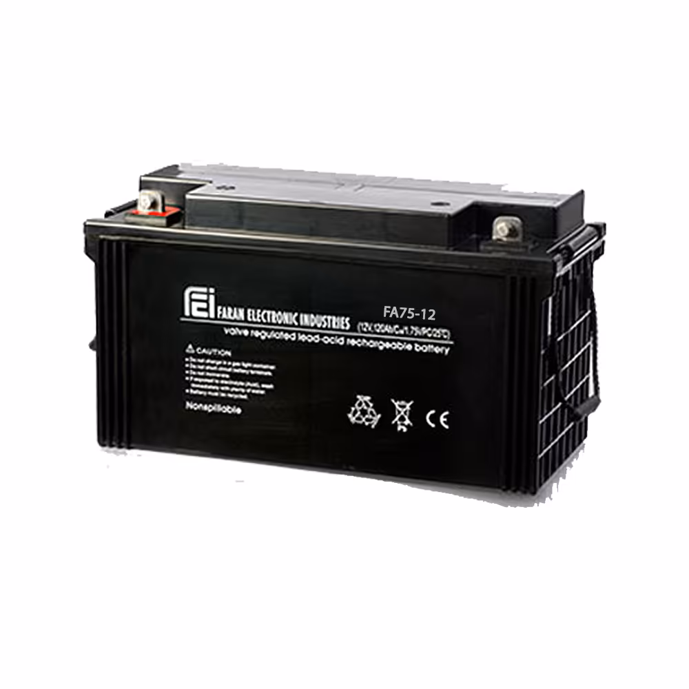 باتری 12 ولت 75 آمپر فاران