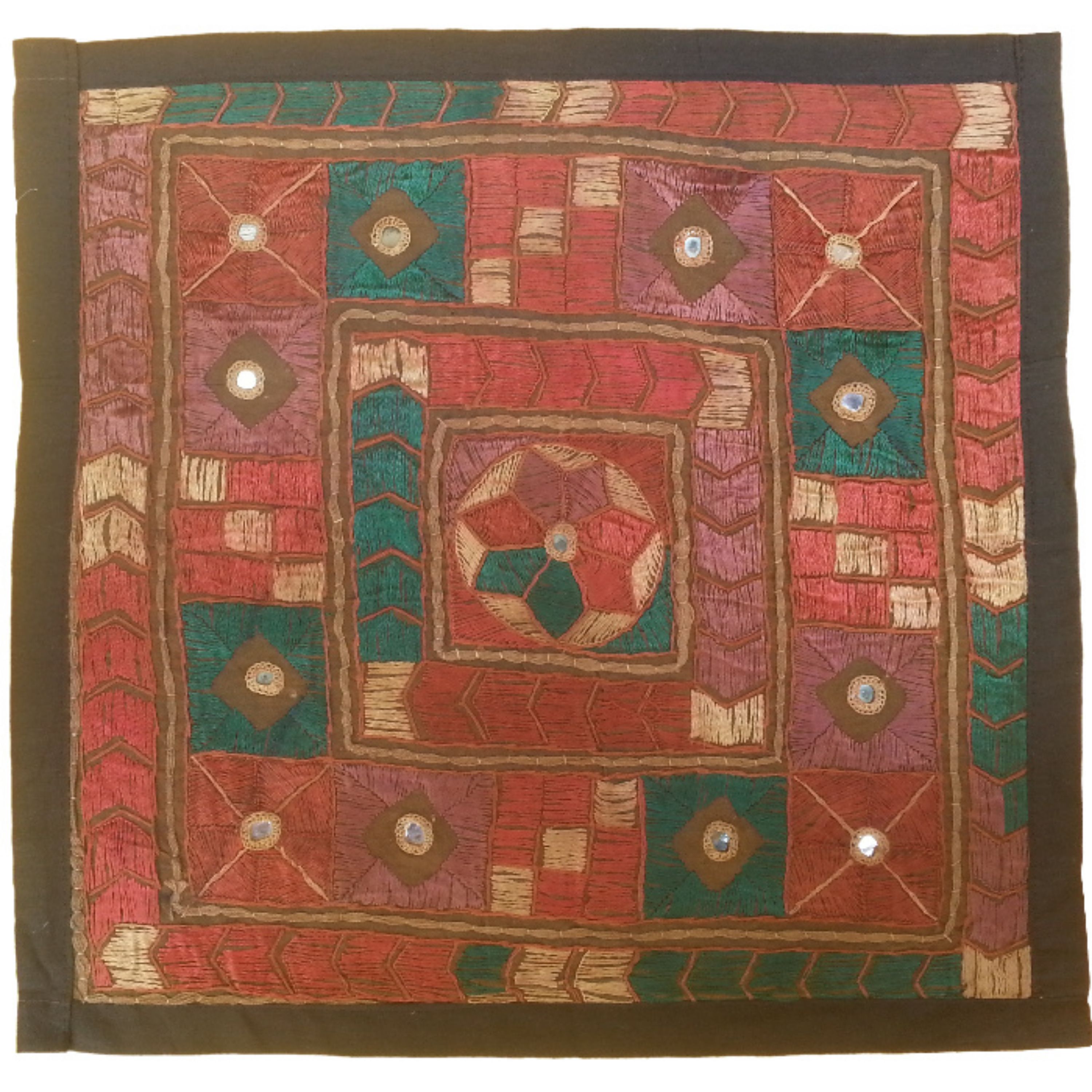 وسط میزی کوچک عسلی سوزن دوزی کد QUSOOZ68