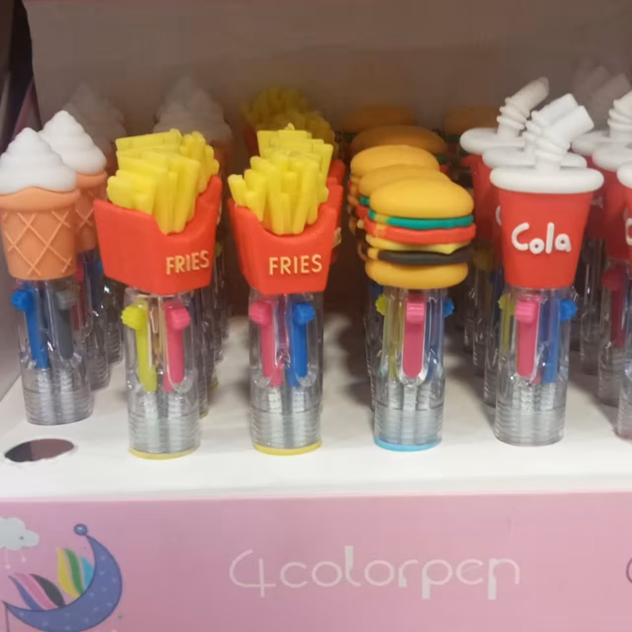 خودکار چهار رنگ  مدل فست فود 