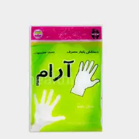 دستکش یکبارمصرف نایلونی 100 عدد دست کش مشمایی دستکش نایلونی یکبار مصرف دستکش فریزری انواع پیشبند آرایشگری موجوده