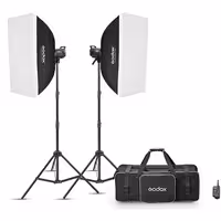 کیت فلاش گودکس Godox MS200-V Studio Flash Monolight (2-Light Kit)