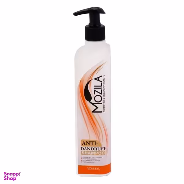 شامپو مو موزیلا (Mozila) مدل ضد شوره حجم 500 میلی لیتر