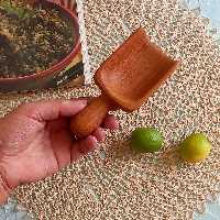 سرتاس چوبی دست ساز بارلی 13 سانتی چوب راش کد bar0021