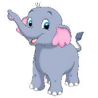 استند رومیزی تولد طرح فیل مدل حیوانات جنگل کد ELF01S30