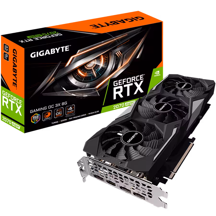 کارت گرافیک گیگابایت مدل GeForce RTX 2070 SUPER GAMING OC 3X با حافظه 8 گیگابایت