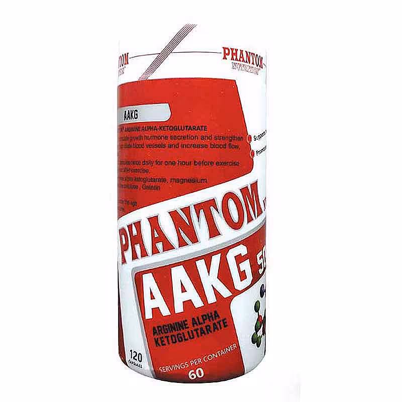 قیمت خرید اینترنتی مکمل ای ای کی جی فانتوم نوتریشن 120 عدد Phantom AAKG | فارموکسین