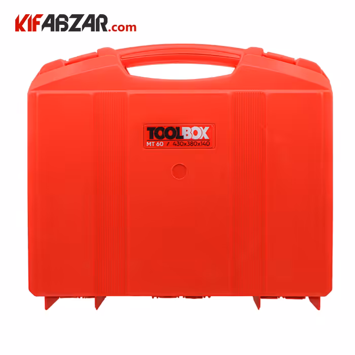 جعبه ابزار پلاستیکی قرمز تول باکس مدل MT30