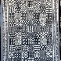 فرش مدرن شادلین قالیچه سایز 1.5 در 2.25 کد 320149  طوسی 320 شانه 1300 تراکم