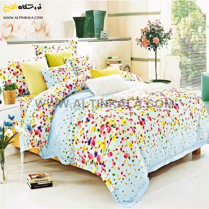 روتختی دونفره تمام پنبه 11 تکه ترک برند تانیش کد 719
