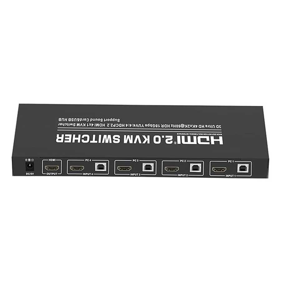 قیمت و خرید سوییچ 4 پورت KVM تی سی تی مدل TC-KSW-41U | یاس ارتباط