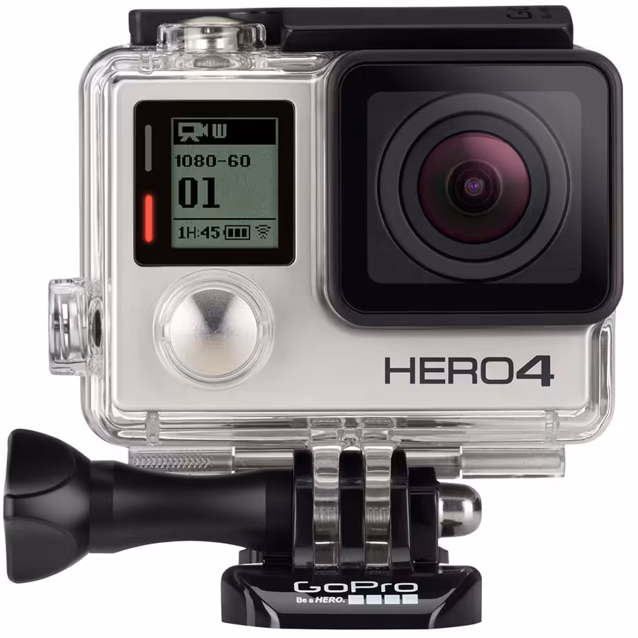 دوربین فیلم برداری ورزشی گوپرو مدل هیرو 4 نقره ای