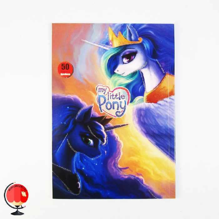 دفتر مشق 50 برگ طرح پونی آپادانا