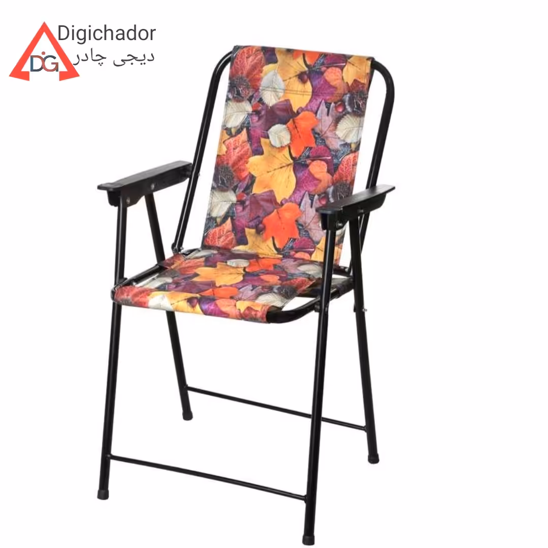 صندلی تاشو نانو برزنت استرانگ پاییزه سه بعدی ضد آب فومدار دسته مبلی 7 فنره صادراتی دیجی چادر 