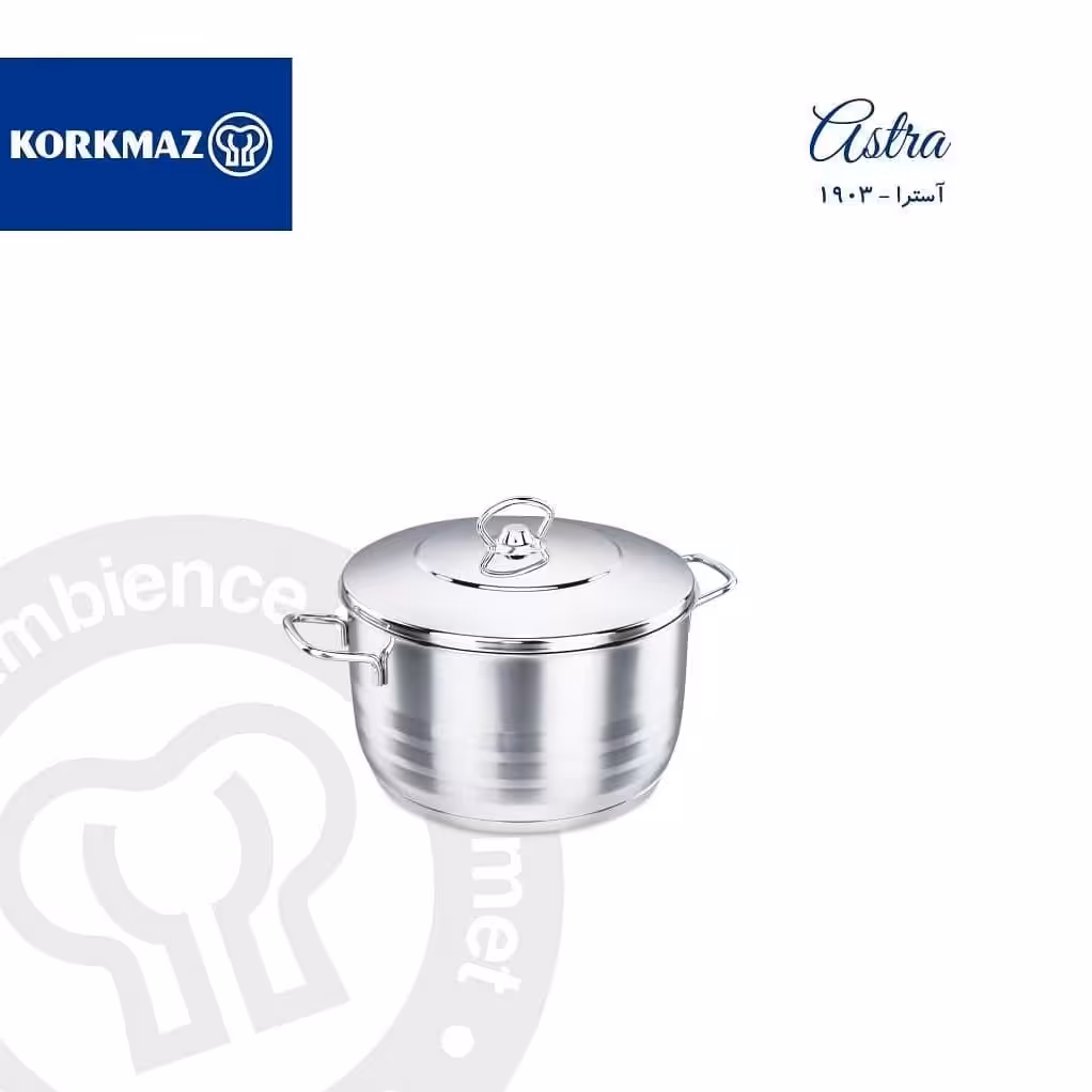 قابلمه استیل کروکماز ترکیه سایز 24 مدل 1903 طرح آسترا