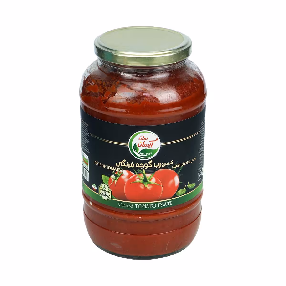 رب گوجه فرنگی طبیعی و ارگانیک سان آیسان 1500 گرمی