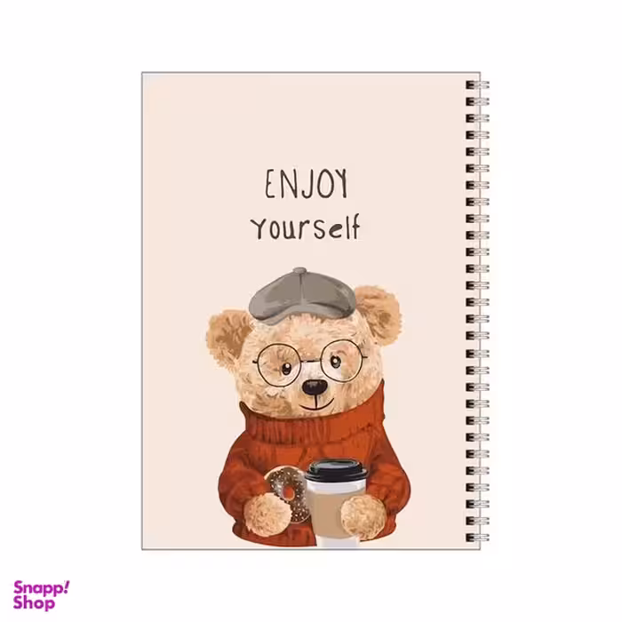 دفتر مشق 100 برگ بامبیلیپ طرح با خودت صفا کن تدی کد 9309911