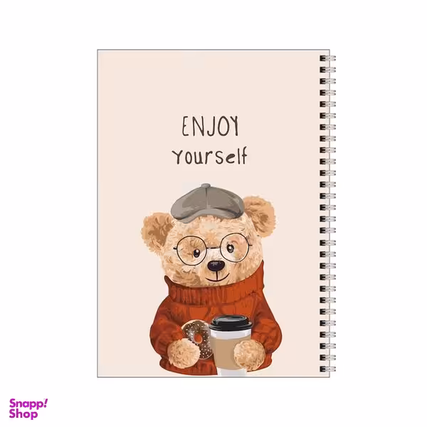 دفتر مشق 100 برگ بامبیلیپ طرح با خودت صفا کن تدی کد 9309911