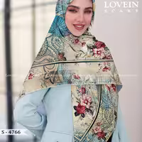 روسری نخی مجلسی لاوین طرح گلشن