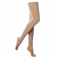 جوراب واریس تا ران AG جلو بسته کلاس یک (رنگ کرم 1312 و رنگ مشکی 2312)