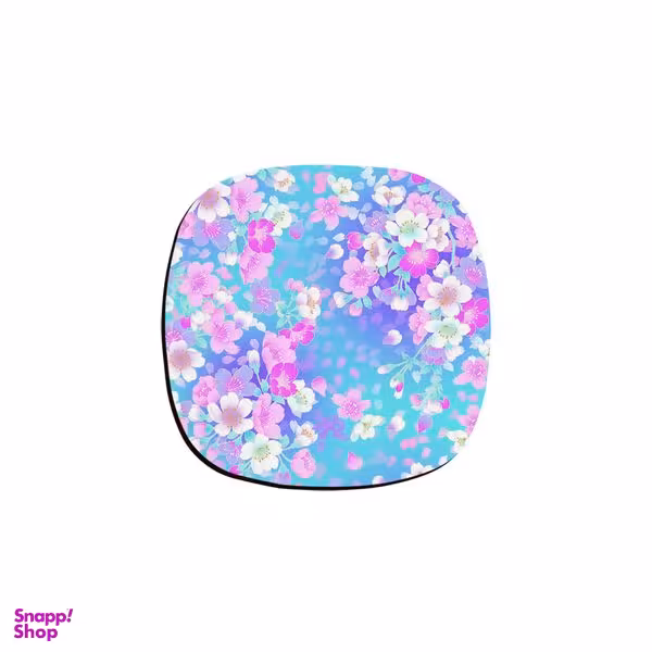 زیر لیوانی ترمه طراحان ایده مدل گل  کد CFP1302