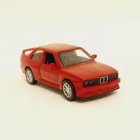 ماکت ماشین BMW 320 عقبکش موزیکال با کیفیت رنگ زرشکی مقیاس 1:38 طول 12 سانتی متر