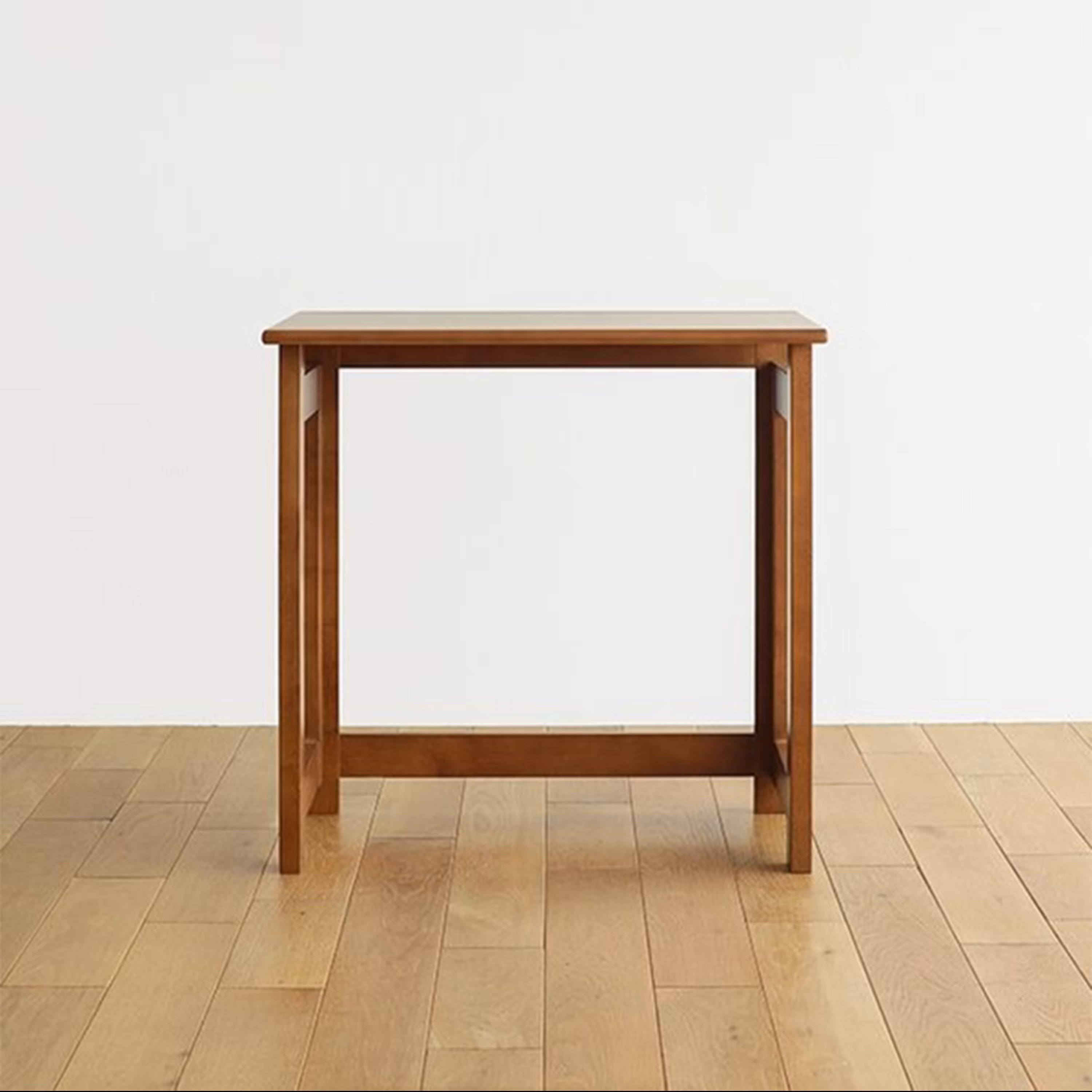 میز تحریر تاشوی ابرا (کم جا) - ملامینه - رنگ کاکائویی - سری 1400