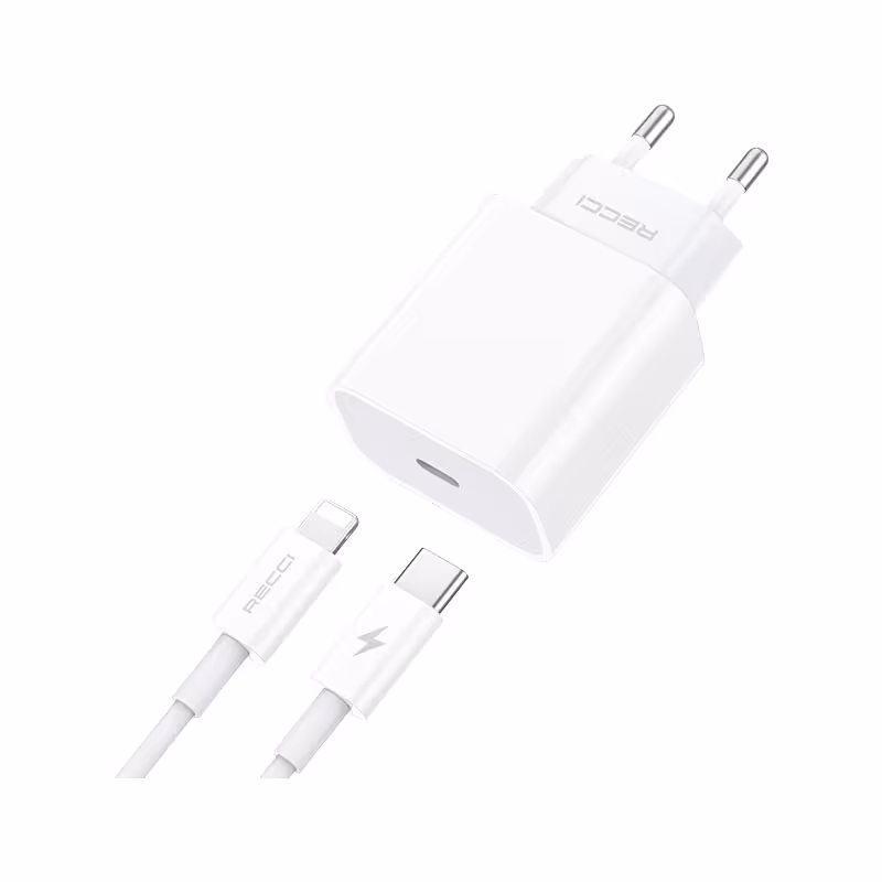 قیمت و خرید شارژر دیواری رسی مدل charger RCT-P01E 20W - ایسل