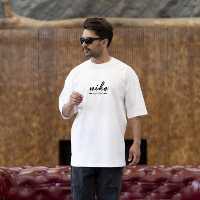 تیشرت قواره دار سفید مردانه و دخترانه نایک