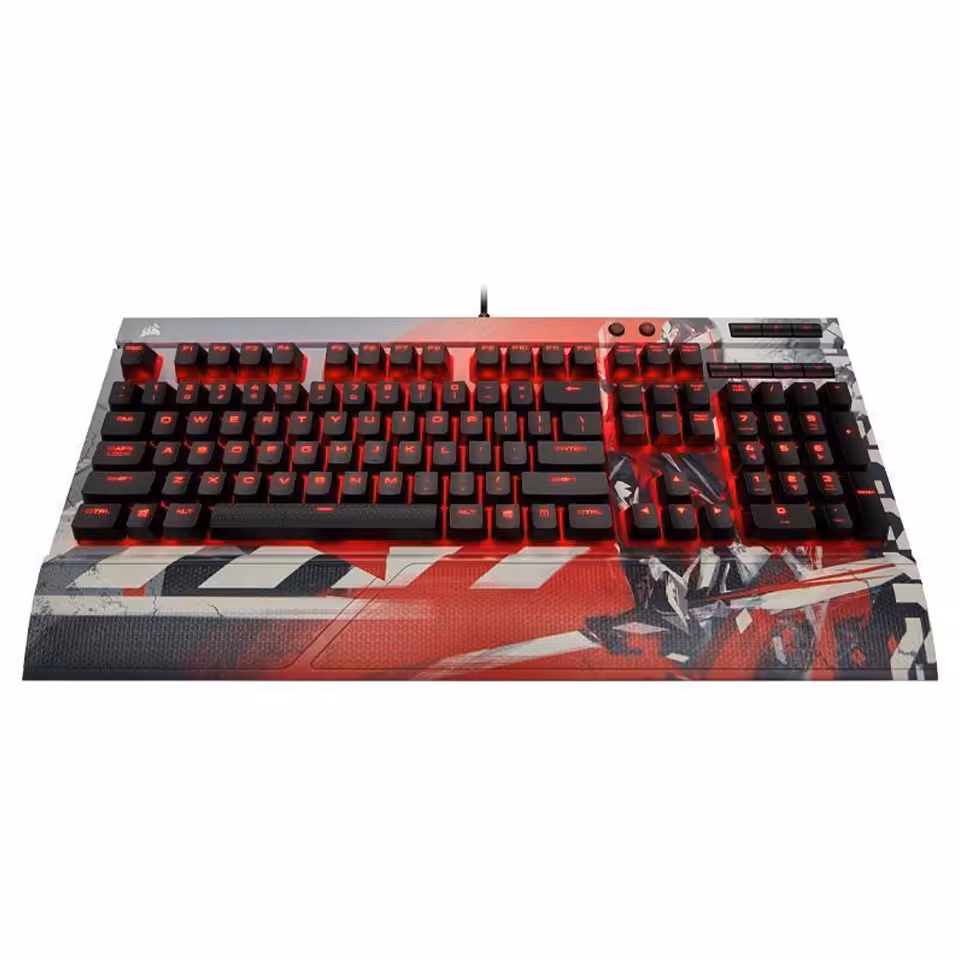 کیبورد Corsair K68 SE Red Shadow مکانیکال (Red LED)