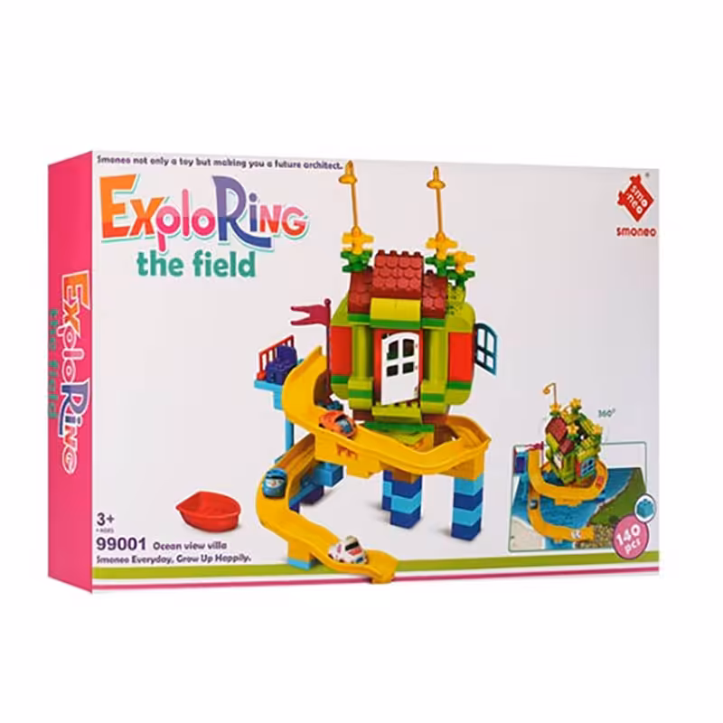 لگو دوپلو اسمونو 140 تکه مدل خانه و پارکینگ smoneo کد 99001