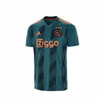 پیراهن آستین کوتاه آژاکس فصل 2020 رنگ سبز مشکی-کیت دوم