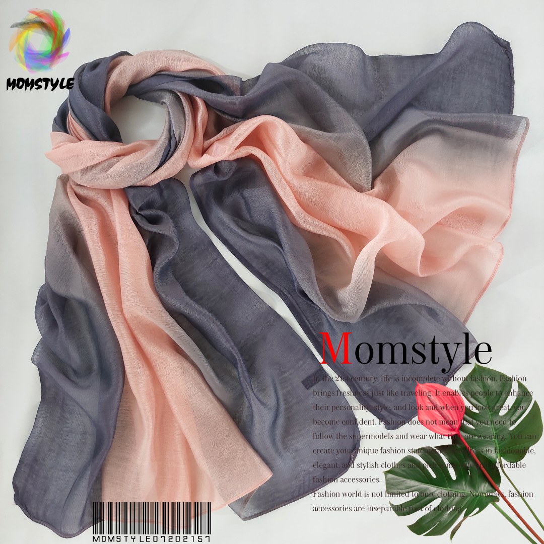 شال وارداتی آبرنگی دارای رنگبندی مام استایل