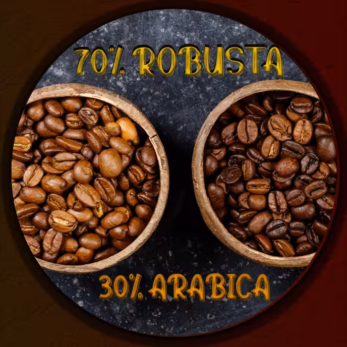 دان قهوه میکس 70 روبوستا  30 عربیکا 200گرمی تازه رست مناسب فرنچ پرس  اسپرسو ساز