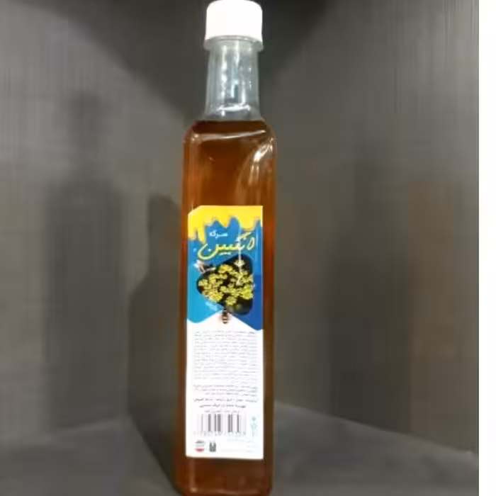 سرکه انگبین رازیانه طبیعی پایه عسل 500 گرم