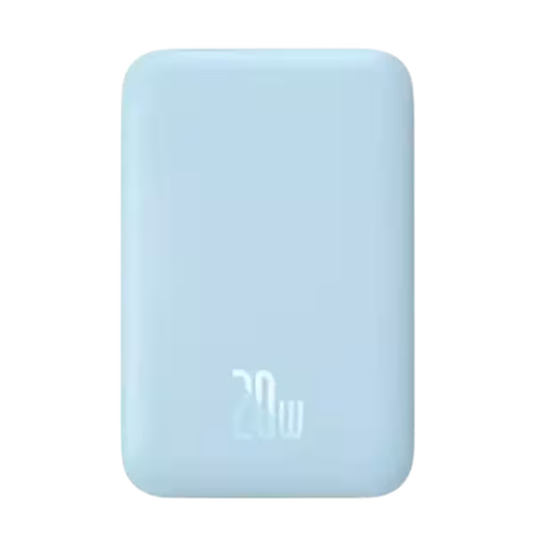 پاور بانک مغناطیسی 20 واتی مدل Baseus Magnetic Mini Wireless PPCX1300 ظرفیت 6000 میلی آمپر ساعت