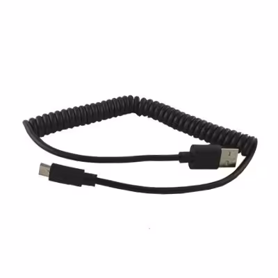 کابل شارژ میکرو USB فنری