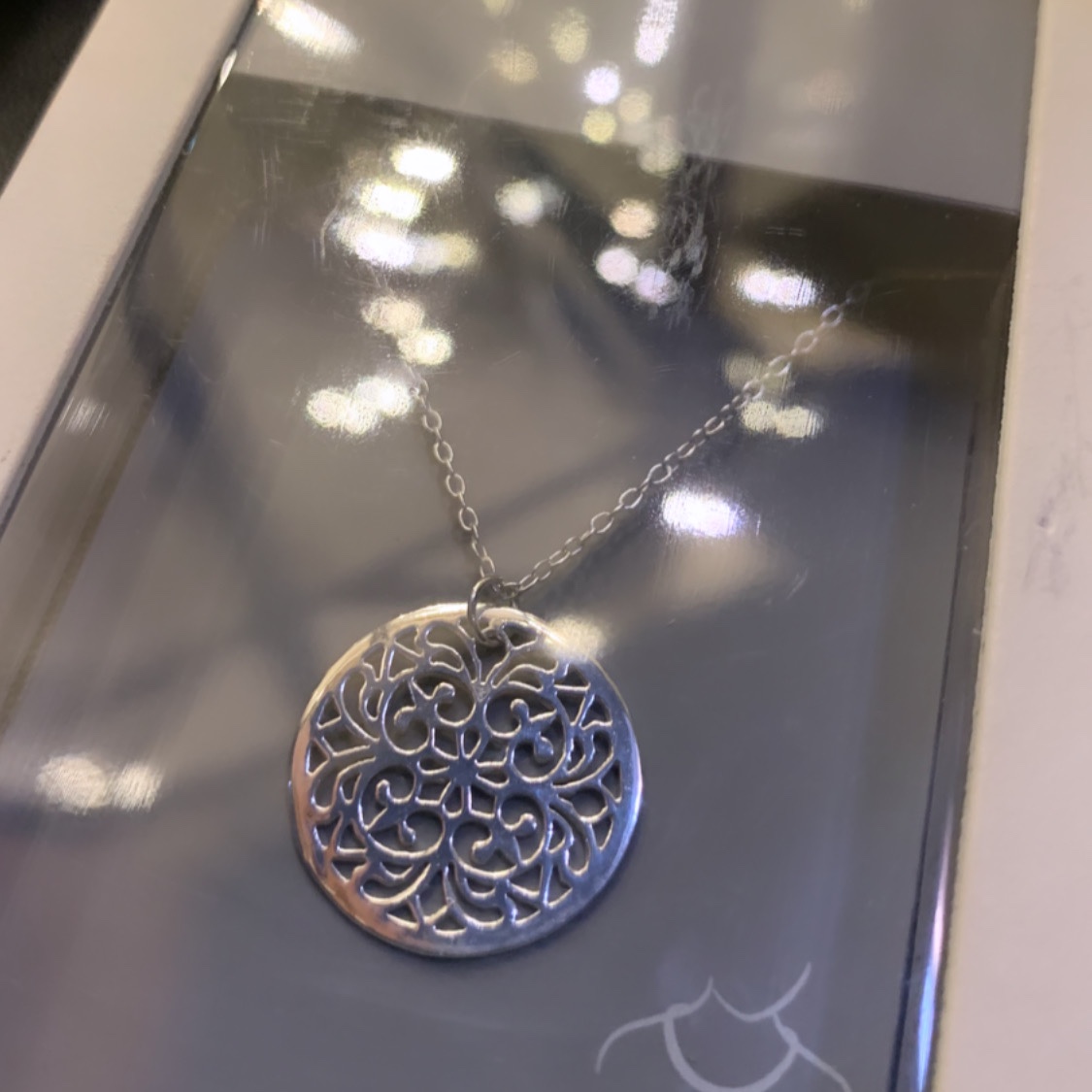 گردنبند نقره عیار 925