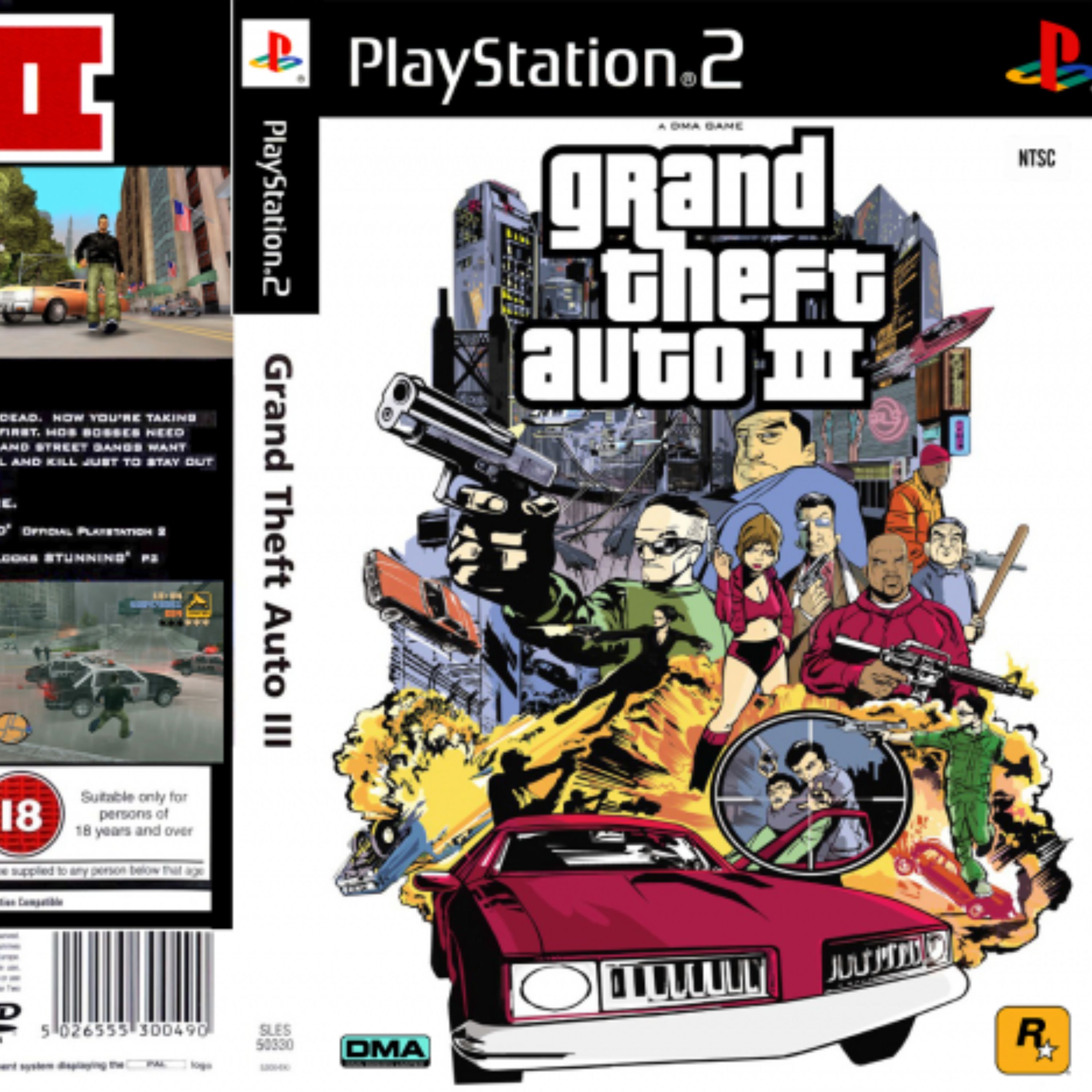 بازی پلی استیشن 2 - GTA 3