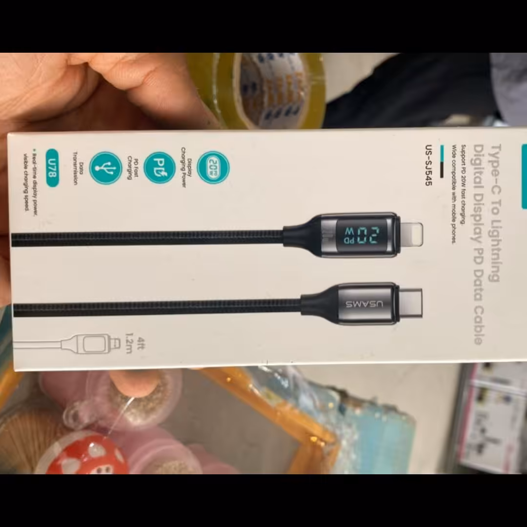 کابل شارژ دو سر اپل و تایپ سی 