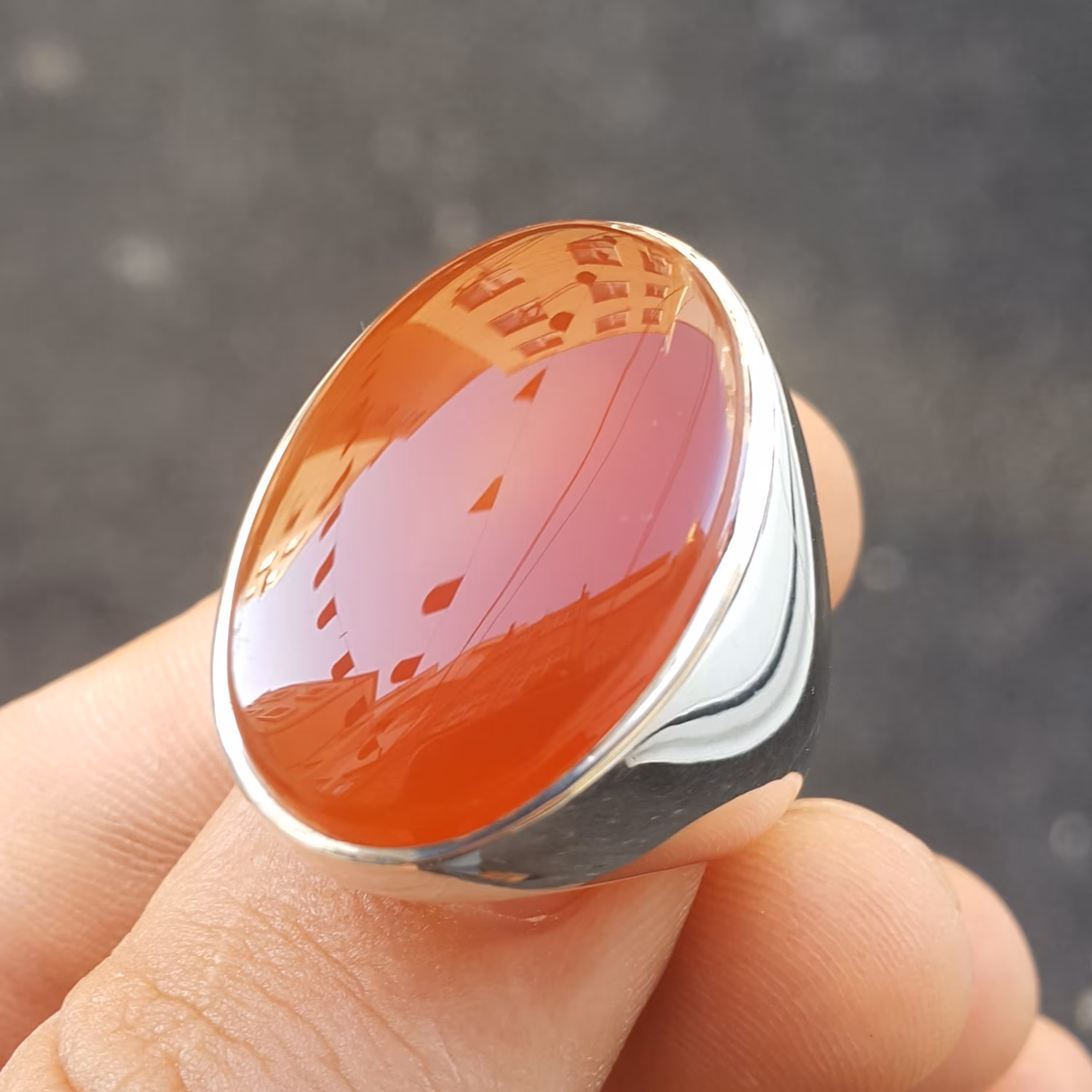 انگشتر عقیق سرخ یمنی (33)