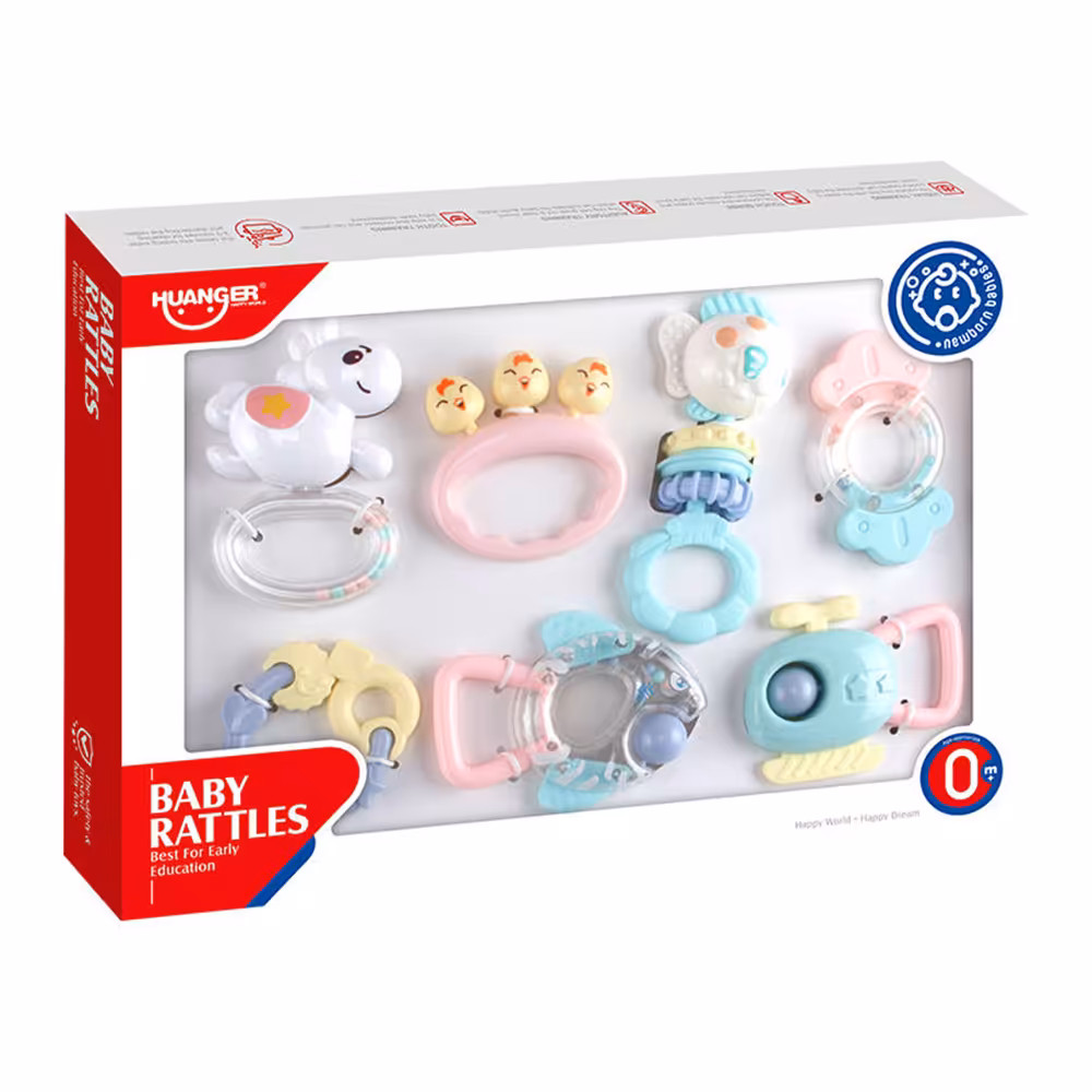 ست جغجغه دندانگیر 7 عددی هانگر HUANGER