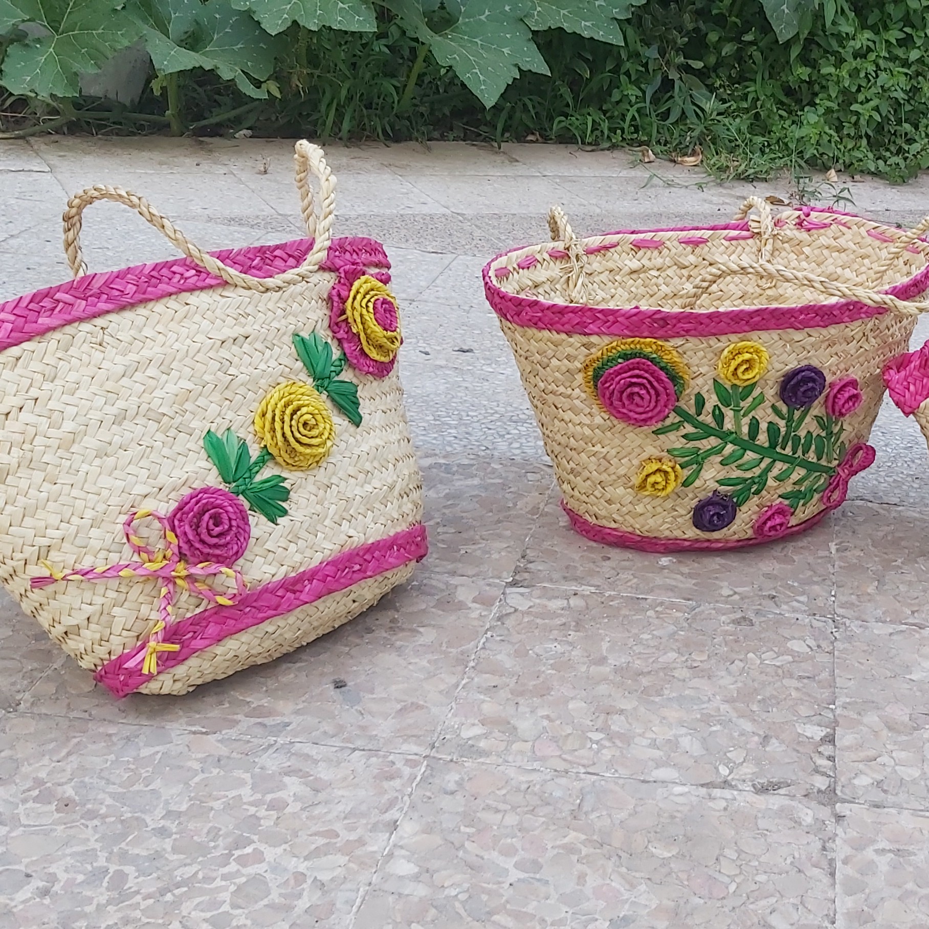 زنبیل خرید گل برجسته بزرگسال