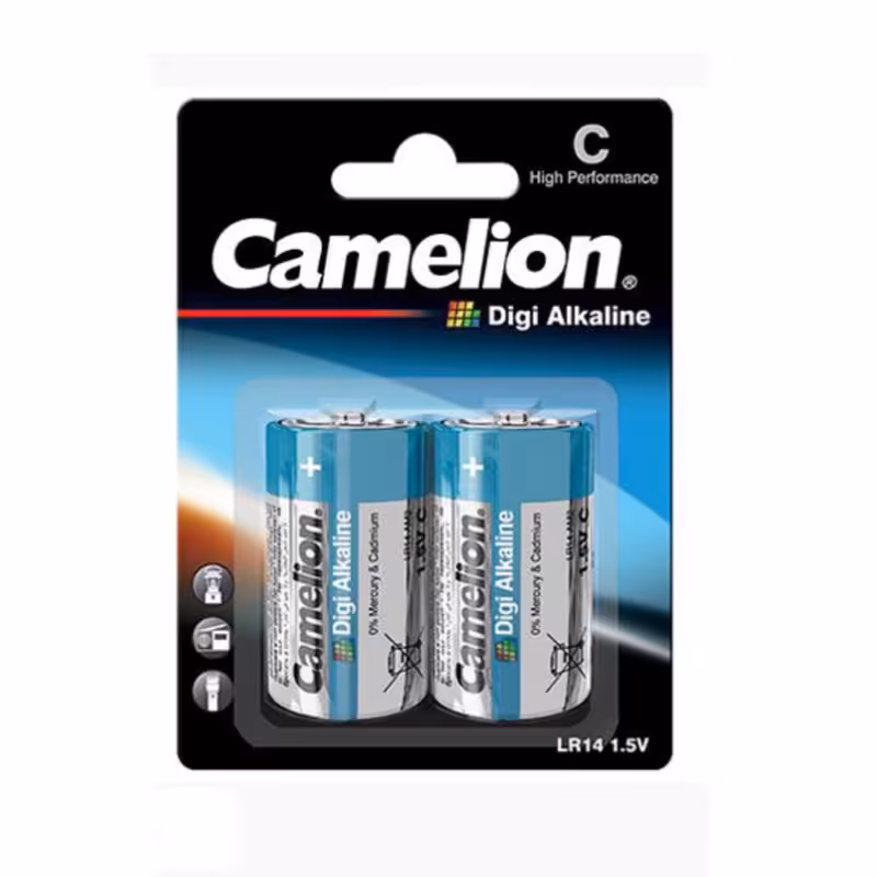 باتری  C کملیون مدل Digi Alkaline بسته دو عددی