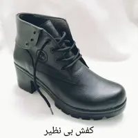 کفش نیم بوت زنانه پاشنه طبی