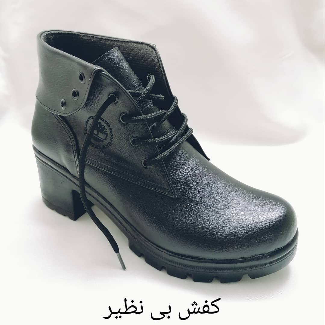 کفش نیم بوت زنانه پاشنه طبی