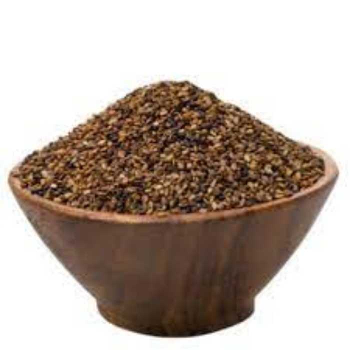 کنجدقهوه ای 600 گرم فدک (کنجد با پوست)