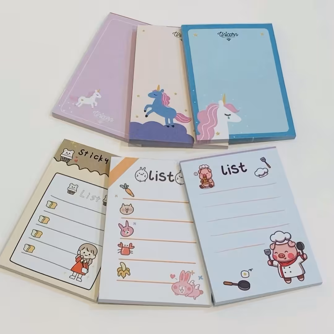 کاغذ یادداشت فانتزی 60 برگ در طرح های متفاوت 